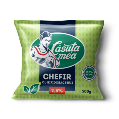 Кефир  Căsuța Mea 2,5% с бифидобактериями 500г