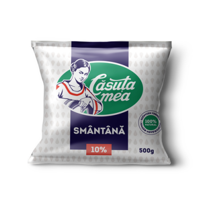 Сметана Căsuța Mea 10% 500г
