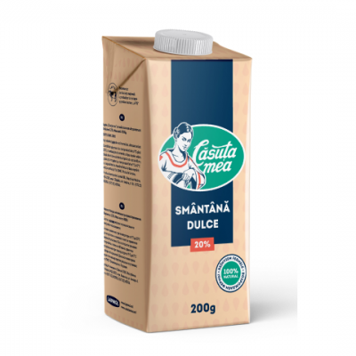 Сливки Căsuța mea 20% UHT 200г