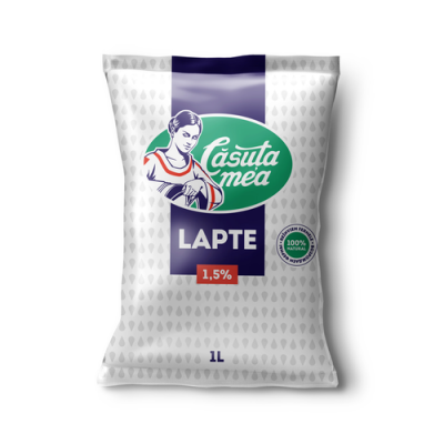 Молоко Căsuța Mea 1,5% 1л