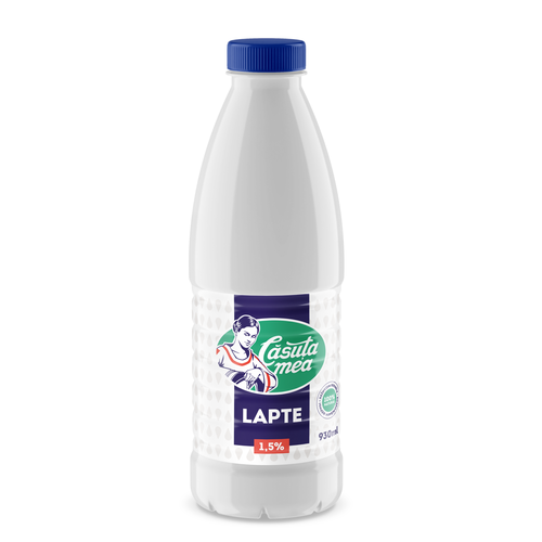 Молоко Căsuța Mea 1,5% гамма премиум 1л