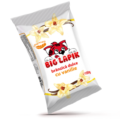 Сырок сладкий Big Lapik ванильный обезжиренный