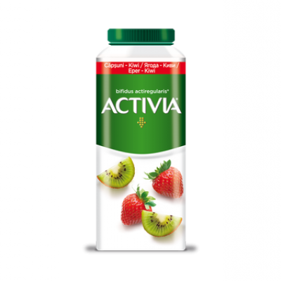 Активия питьевая с клубникой и киви, 320г