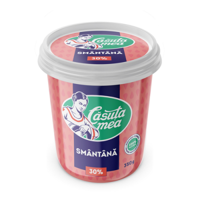 Сметана Căsuța Mea 30% 350г